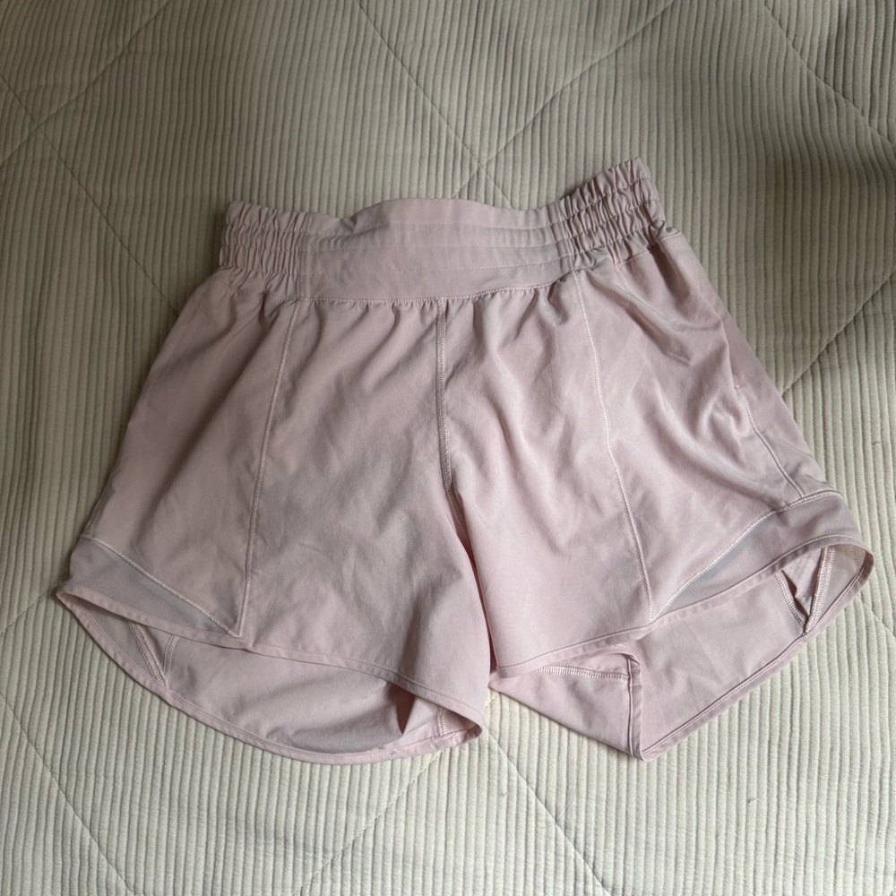 Lululemon Hotty Hot 4” Pink Shorts in 4